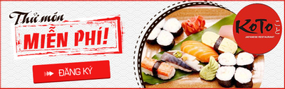 Thử món miễn phí Koto BBQ Sushi