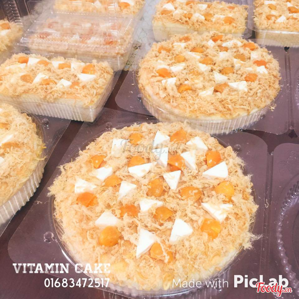 Bông lan trứng muối-Vitamin Cake