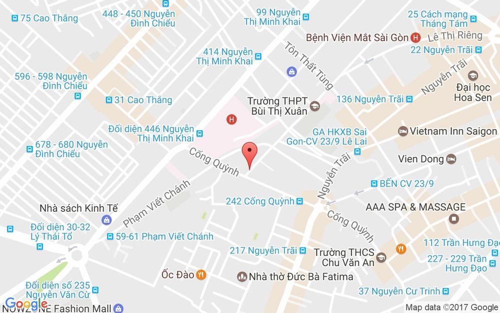 Vị trí bản đồ 111 Bùi Thị Xuân, P. Phạm Ngũ Lão  Quận 1 TP. HCM