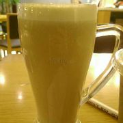 Peppermint stick tea latte 80k