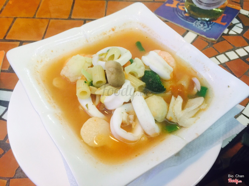 Seafood soup Italian style