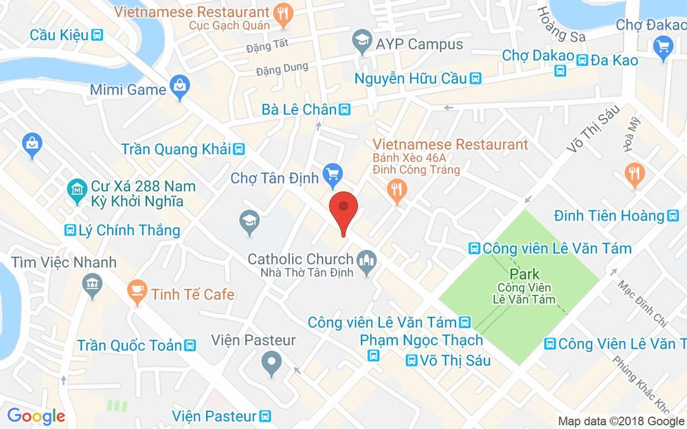 Vị trí bản đồ Cháo Sườn Hai Bà Trưng - Chợ Tân Định ở TP. HCM