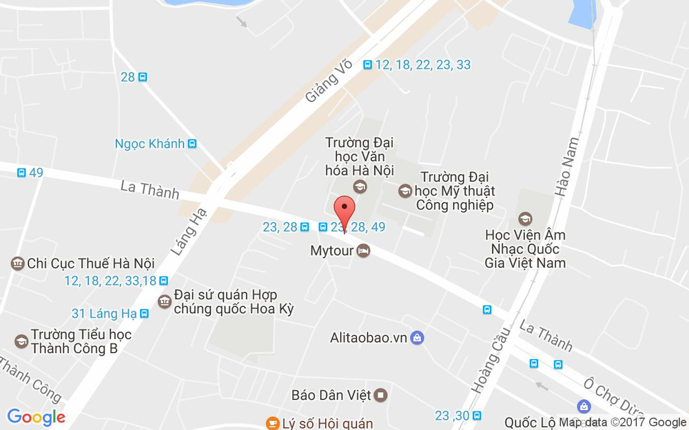 Vị trí bản đồ Liberty By Night Karaoke ở Hà Nội