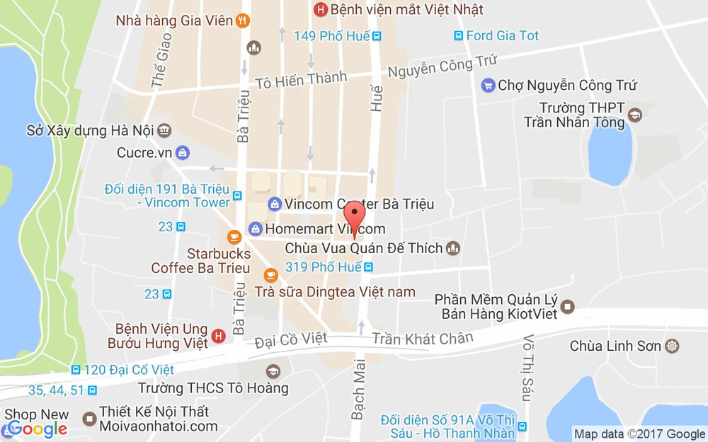 Vị trí bản đồ Botanica - Cafe & Resto - Thái Phiên ở Hà Nội