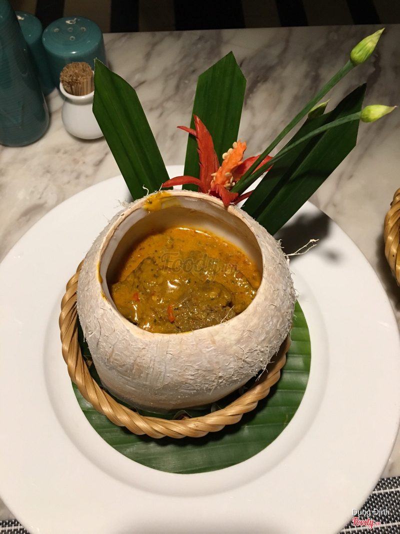 Bò nấu curry dừa