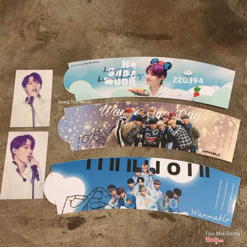 Cup Holder & Cards  Ha Sung Woon - Wanna One  