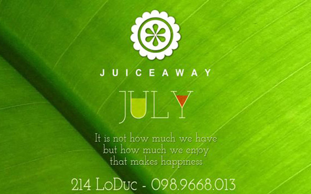 JuiceAway - Ẩm Thực Cho Người Ăn Kiêng