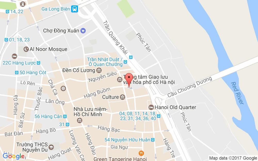 Vị trí bản đồ 9 Mã Mây Quận Hoàn Kiếm Hà Nội