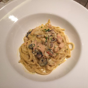 carbonara seafood pasta