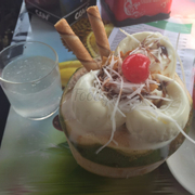 Kem dừa 😘 được cả nước dừa free nữa ^^