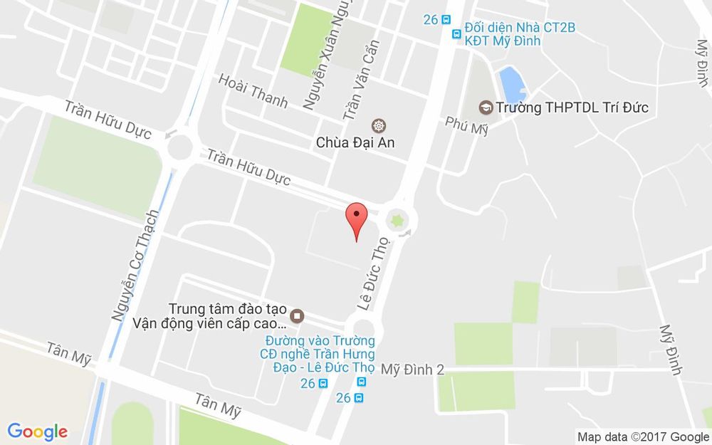 Vị trí bản đồ Crowne Plaza West Hanoi Hotel ở Hà Nội
