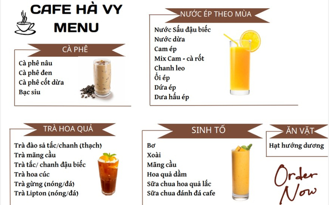 Cafe Hà Vy - Cafe - Giải Phóng