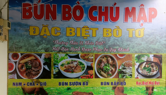 Bún Bò Chú Mập - Bún Bò Có Đuôi Bò & Sườn Bò - Nguyễn Thị Búp