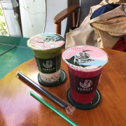 Trà sữa Matcha Nhật & Trà Thanh long 