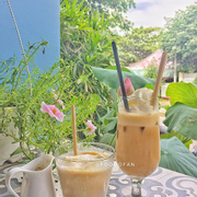 Cà phê đá xay vị dừa + Caf dừa