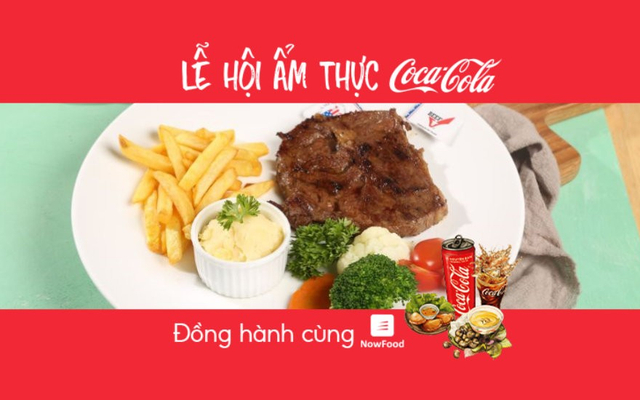 FoodFest - Funny Beef - Spaghetti & Beefsteak - Nguyễn Văn Luông - Nowfood x Coca