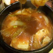súp kim chi