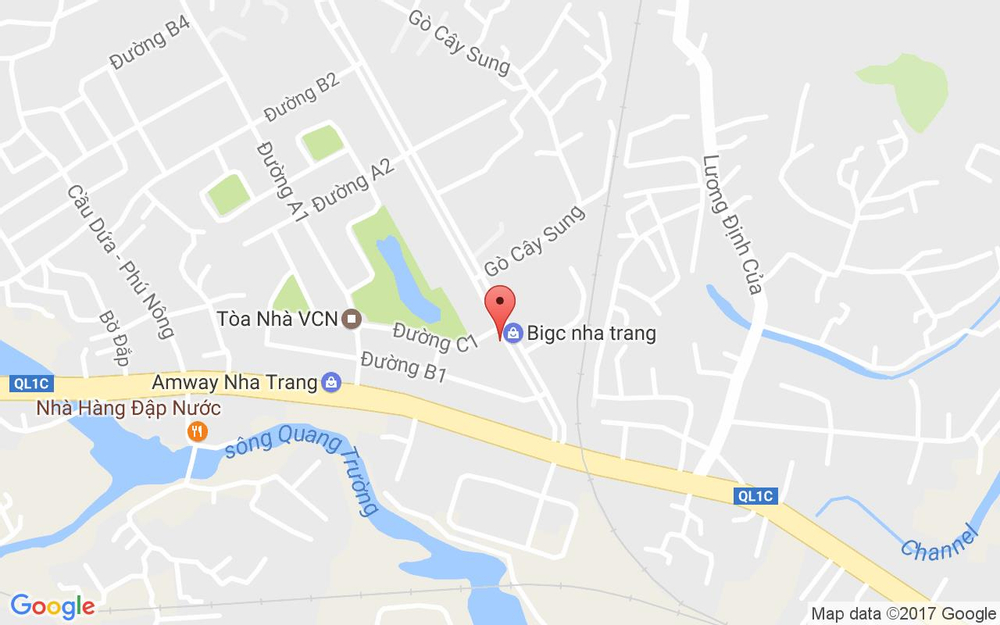 Vị trí bản đồ Big C Nha Trang ở Khánh Hoà
