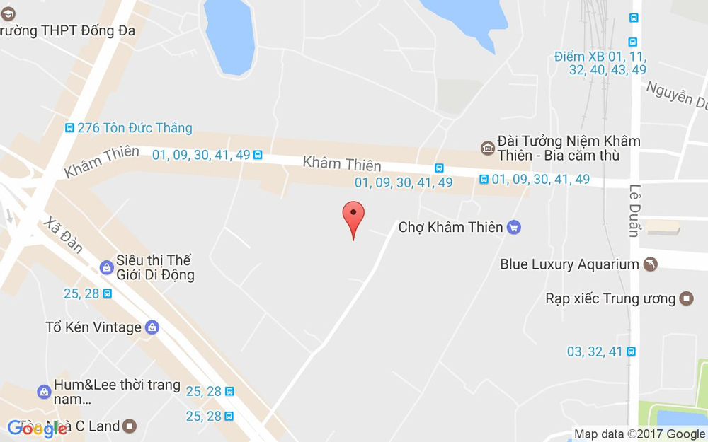 Vị trí bản đồ Ngõ Lệnh Cư Khâm Thiên Quận Đống Đa Hà Nội
