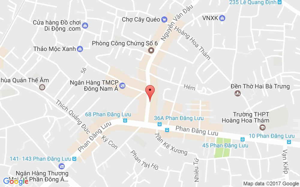 Vị trí bản đồ 18 Nguyễn Văn Đậu  Quận Bình Thạnh TP. HCM