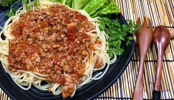 Mì ý, Nui Sốt Spaghetti & Trà Trái Cây - Win Bar