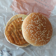 Burger Gà xay