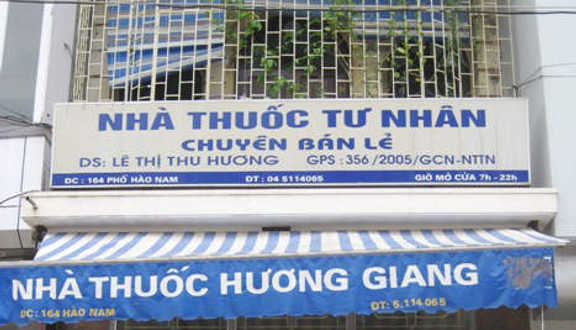 Nhà Thuốc Hương Giang - Hào Nam