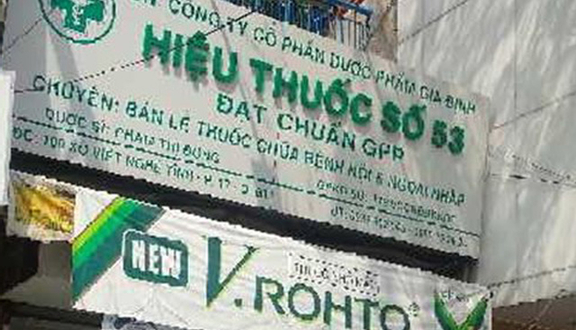 Hiệu Thuốc Số 53 - Gia Dinh Pharmacy - XVNT