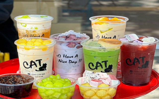 Tiệm Trà Cat - Sữa Tươi Trứng Muối - Nguyễn Ái Quốc