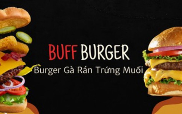BUFF BURGER - Burger Gà Rán Trứng Muối