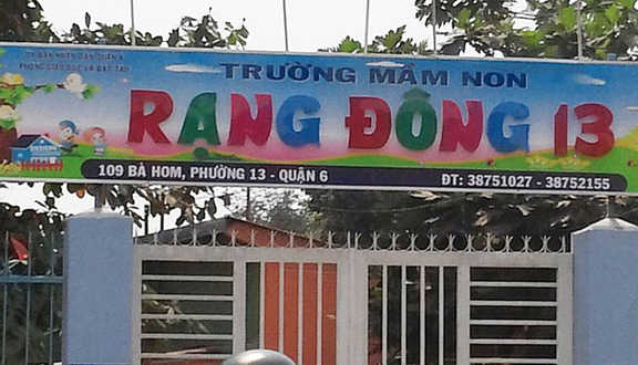 Trường Mầm Non Rạng Đông 13