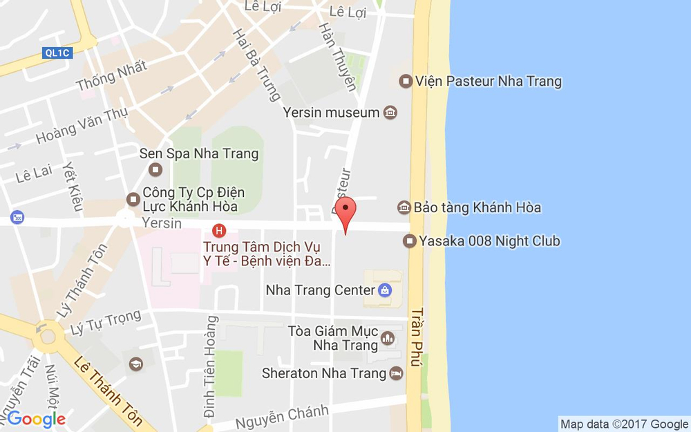 Vị trí bản đồ Nha Trang Palace Hotel ở Khánh Hoà