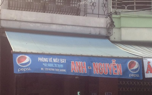Phòng Vé Máy Bay Anh Nguyễn