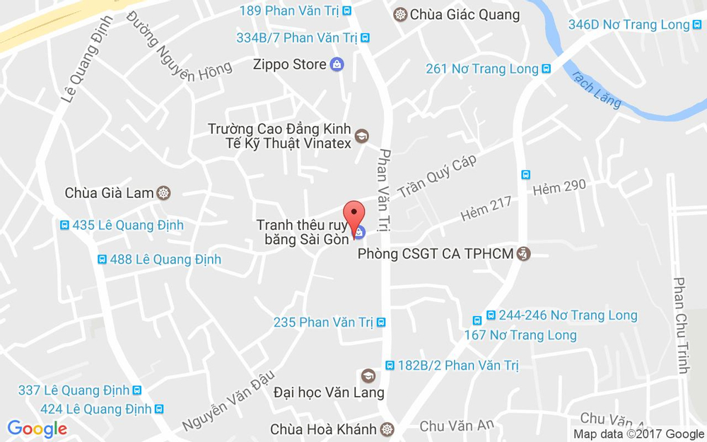Vị trí bản đồ 306C Nguyễn Văn Đậu, P. 11 Quận Bình Thạnh TP. HCM