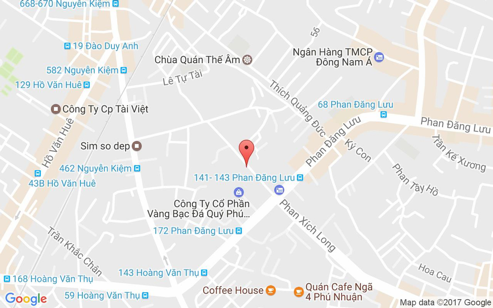 Vị trí bản đồ Mặt bằng cho thuê ở tại 476 Phan Xích Long, P. 3 Quận Phú Nhuận