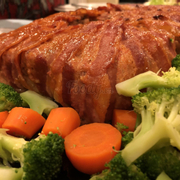 Bacon wrap meatloaf