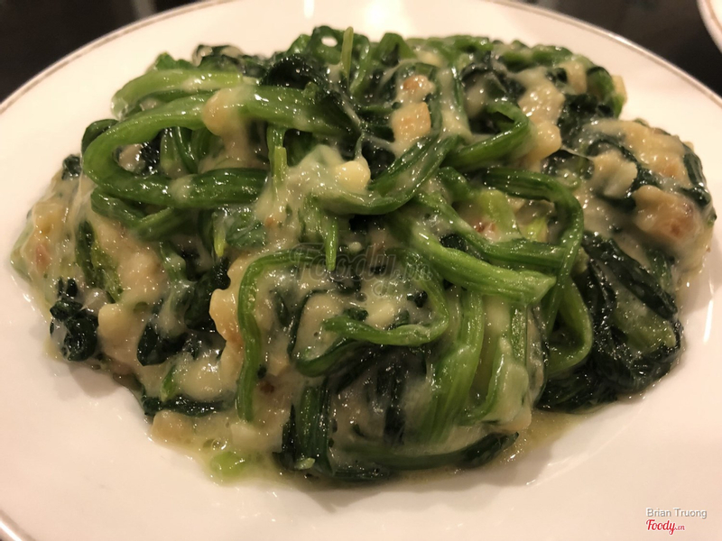 Cheesy spinach