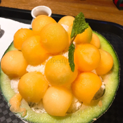 bingsu dưa lưới