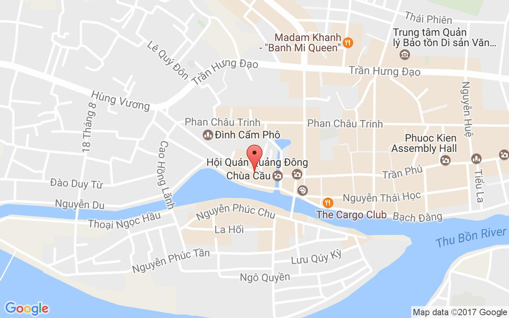 Vị trí bản đồ Bài Chòi Quảng Nam - Phố cổ Hội An ở Quảng Nam