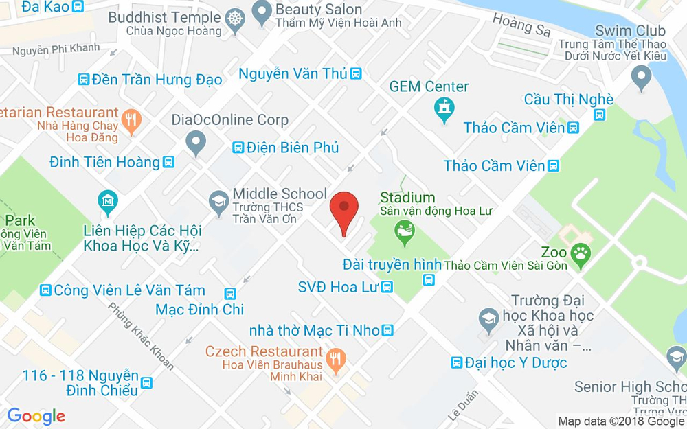 Vị trí bản đồ Fruit Station - Đinh Tiên Hoàng ở TP. HCM