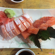 sashimi cá hồi - bụng cá hồi