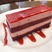 Yogurt strawberry cake