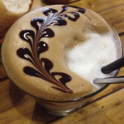 Beautiful coconut coffee