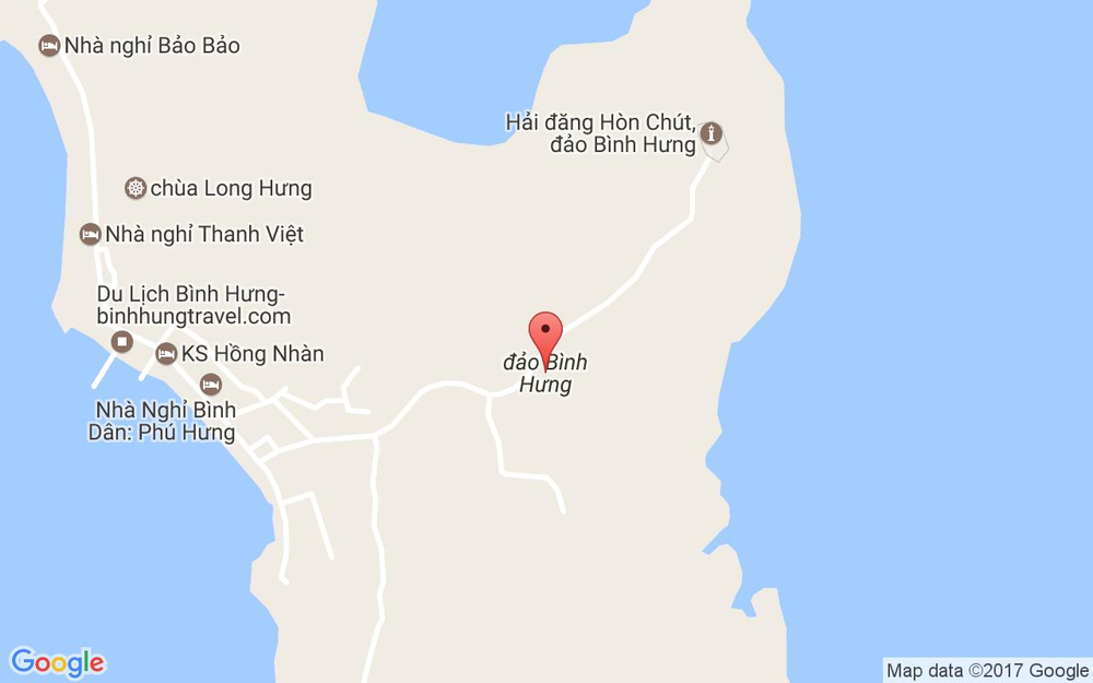 Vị trí bản đồ Tour Xô - Đảo Bình Hưng ở Khánh Hoà