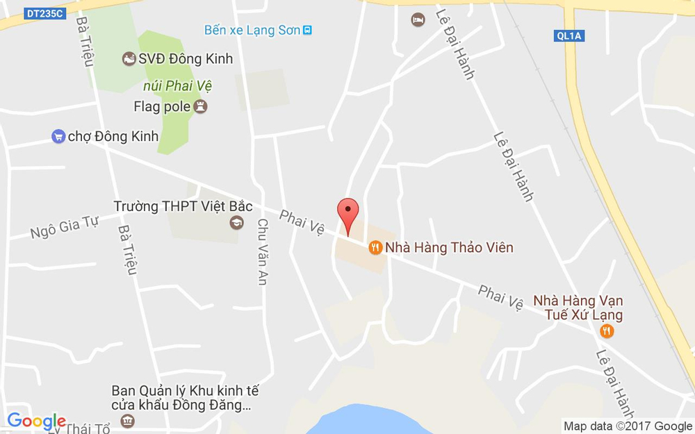 Vị trí bản đồ Lẩu Riêu Phai Vệ ở Lạng Sơn