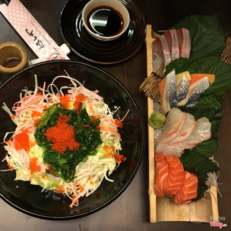 Sashimi & salad