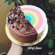 chocolatecake mix mousserainbow🍰☘🎉