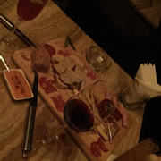 cold cuts with some cocktails & wine