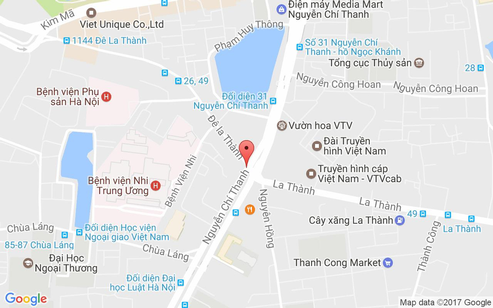 Vị trí bản đồ Ô Mai Hồng Lam - Nguyễn Chí Thanh ở Hà Nội