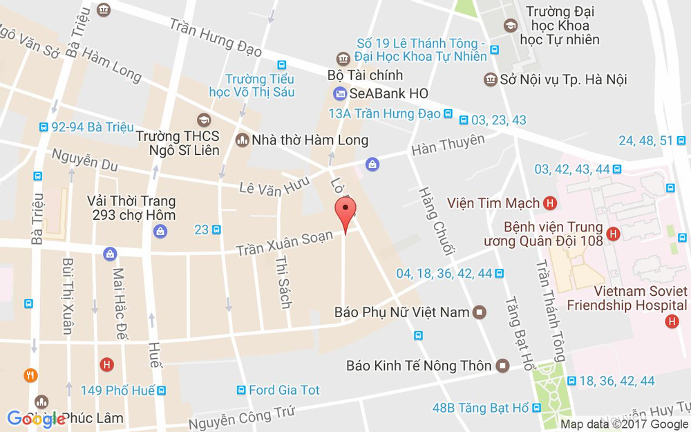 Vị trí bản đồ Trần Công Châu - Nem Chua, Nem Ngọt Gia Truyền ở Hà Nội
